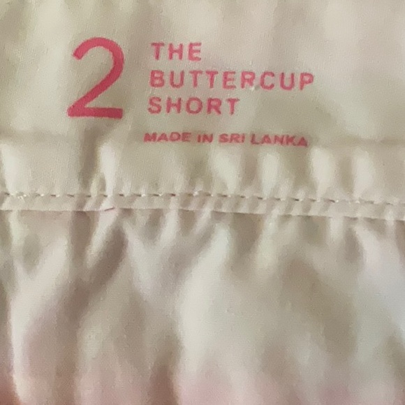 Lilly Pulitzer buttercup Pink Tusk in Sun Elephant Scalloped Hem shorts size 2 - Picture 6 of 8